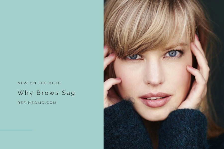 Why Brows Sag | RefinedMD, Los Gatos + San Jose
