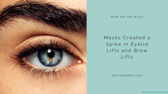 Masks Created a Spike in Eyelid Lifts and Brow Lifts | RefinedMD