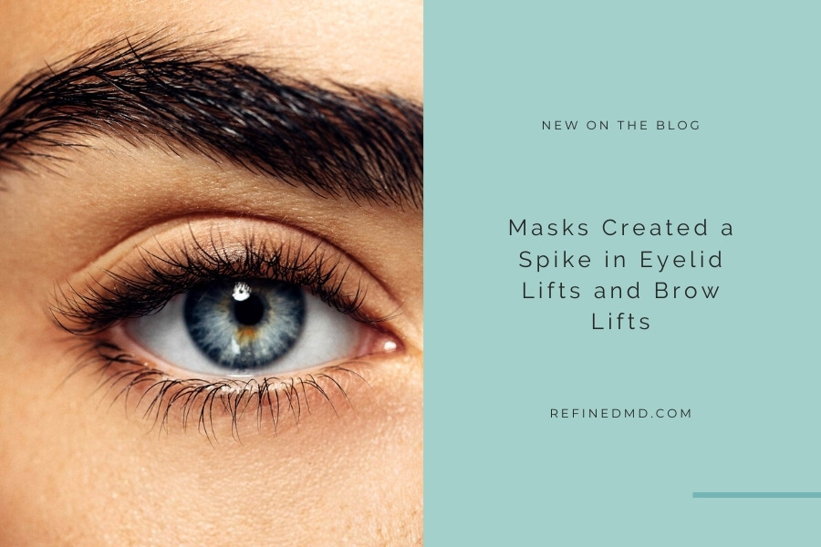 Masks Created a Spike in Eyelid Lifts and Brow Lifts | RefinedMD